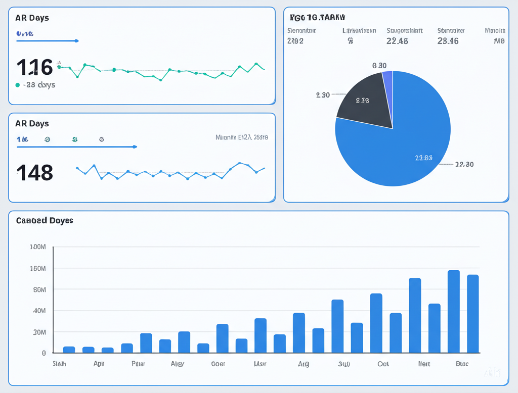 35% fewer A/R days